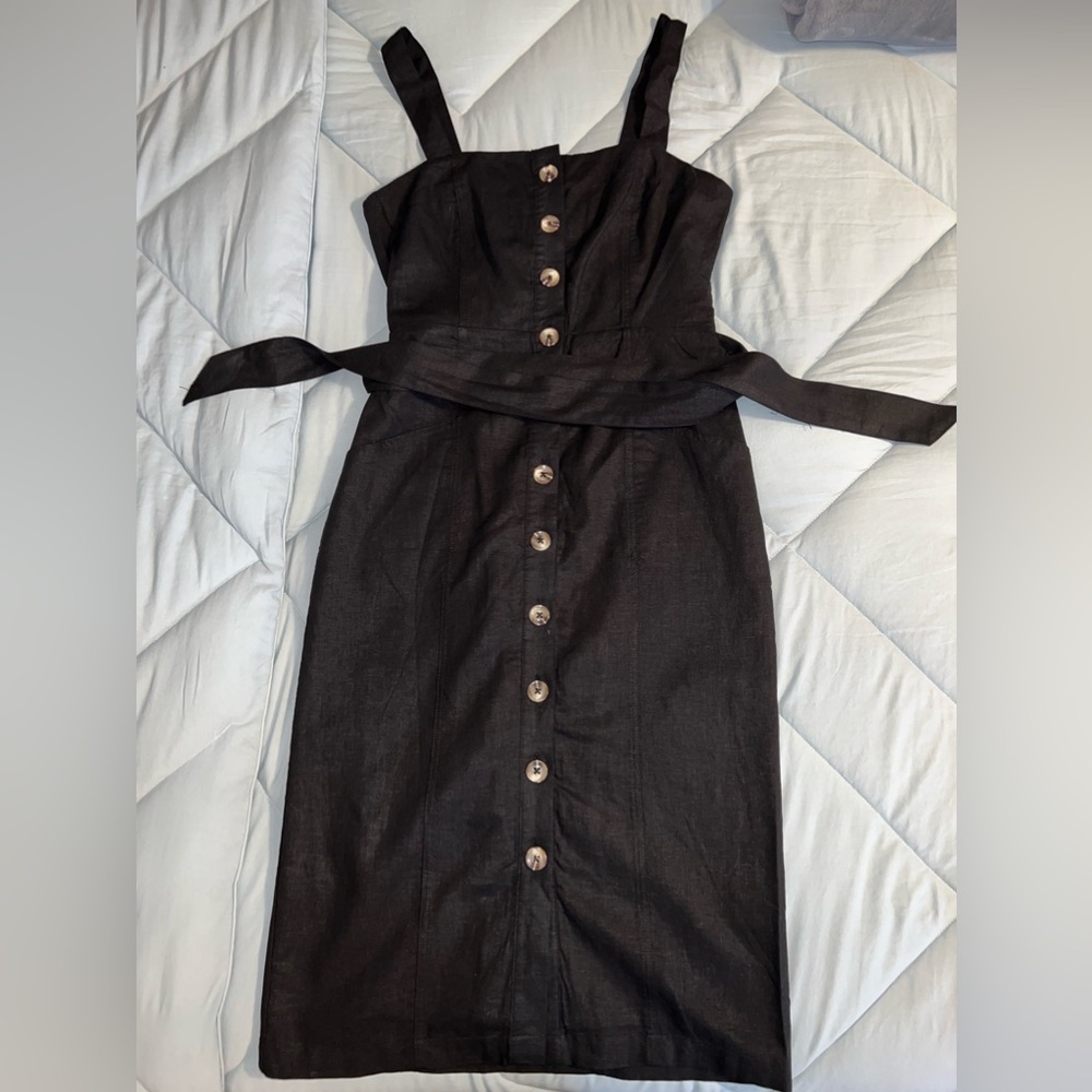 New Black forever 21 button down summer dress